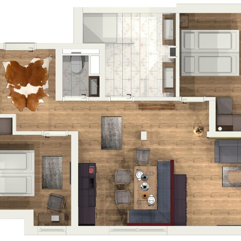 Cabin8 Alpine Flair Apartments - Apartment mit Gartenblick - 12