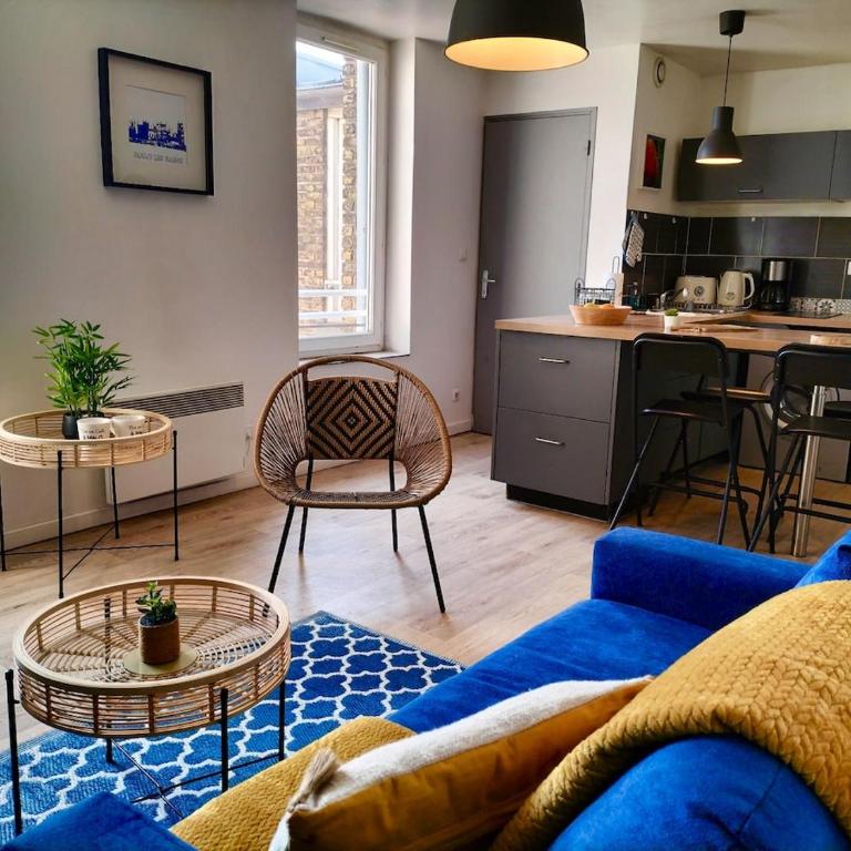 Cosy T3 à 50 m de la plage - Appartement 2 Chambres - 1