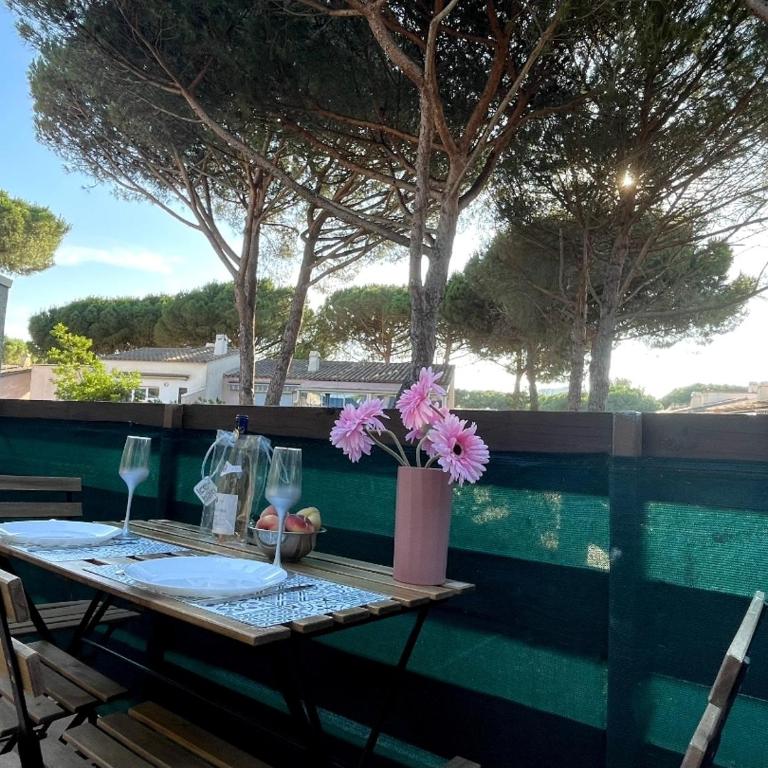 Appartement à 100m du village naturiste,tout équipé, climatisé,place parking - One-Bedroom Apartment - 10