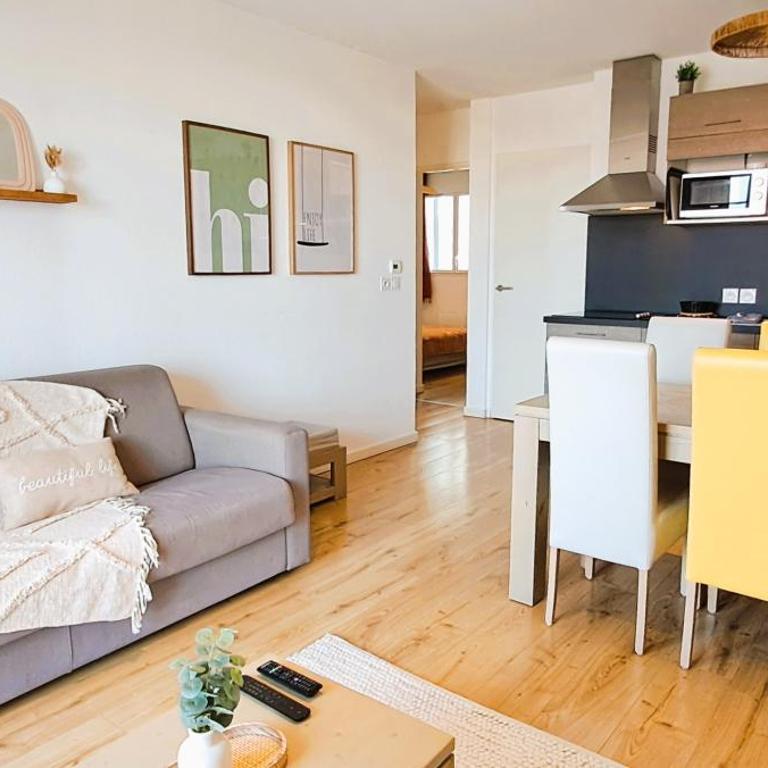 Brise Marine, piscine, confort entre dune et océan - Appartement 2 Chambres avec Balcon - 12