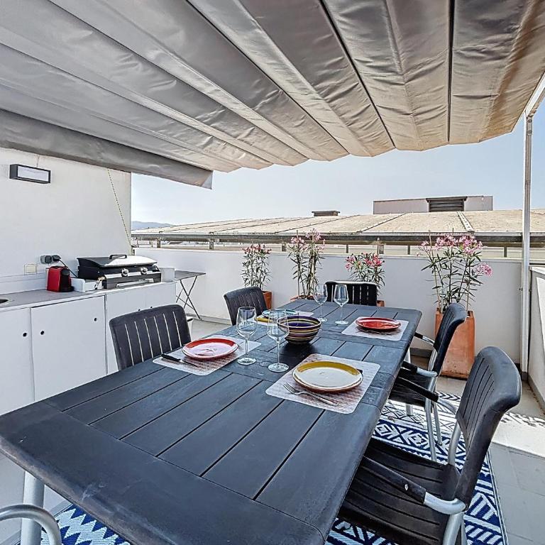 B Marina 410 Atico un dormitorio vista canal - Apartamento con terraza - 11