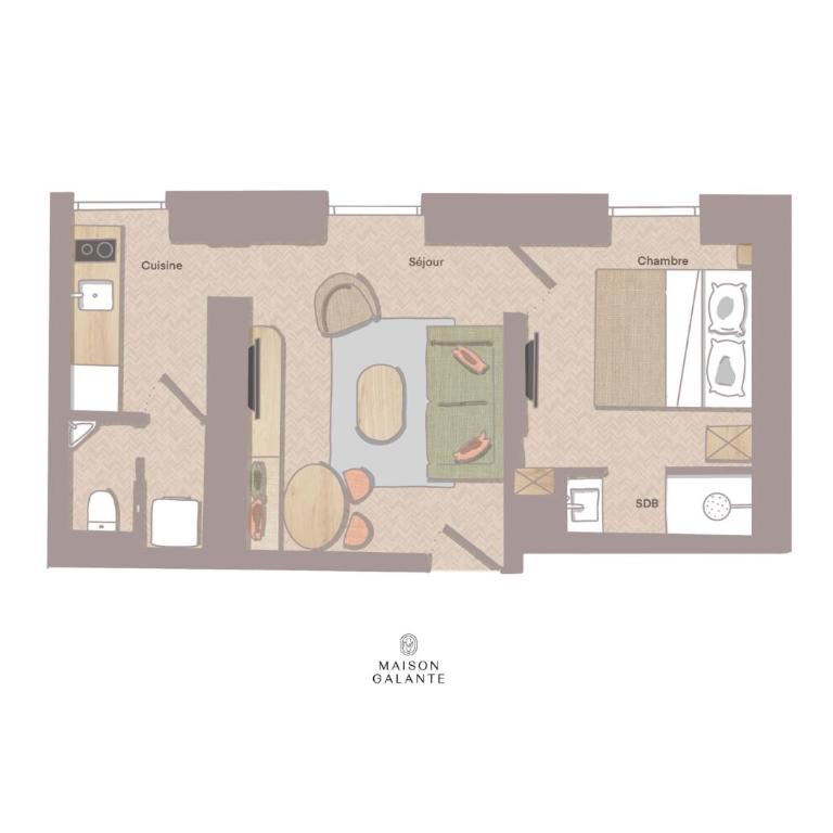 Maison Galante's apartments with Services in La Madeleine - Opéra - Appartement 1 Chambre - 1