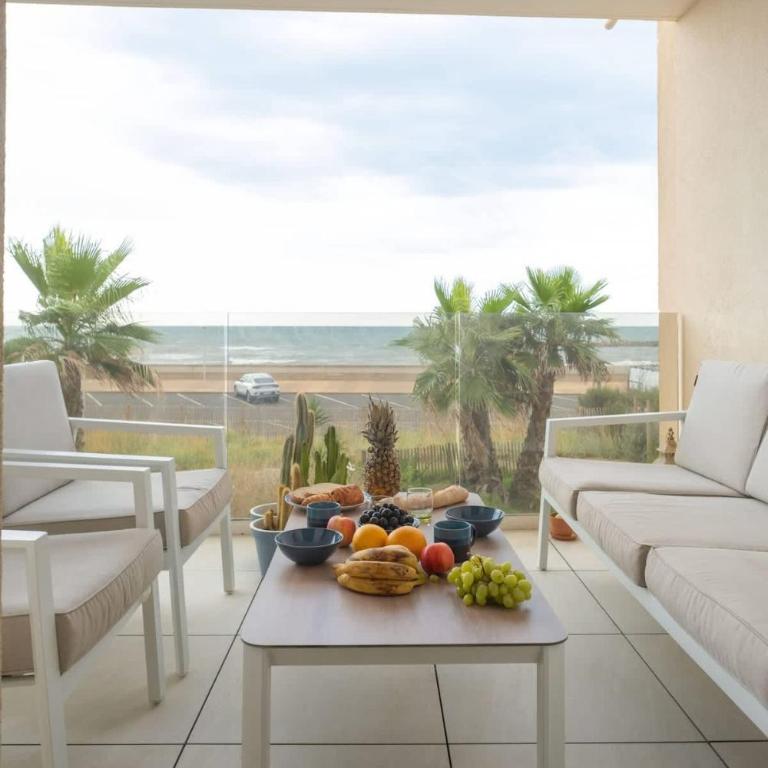 Valras-Loc Archipel Capri Evasion avec Vue sur Mer - Deluxe Apartment mit 1 Schlafzimmer und Meerblick - 6