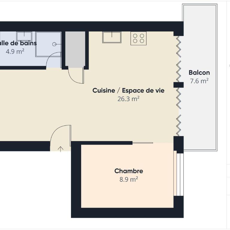 Vue mer - Appart pour 2 adultes et 1 enfant - Appartamento - 13
