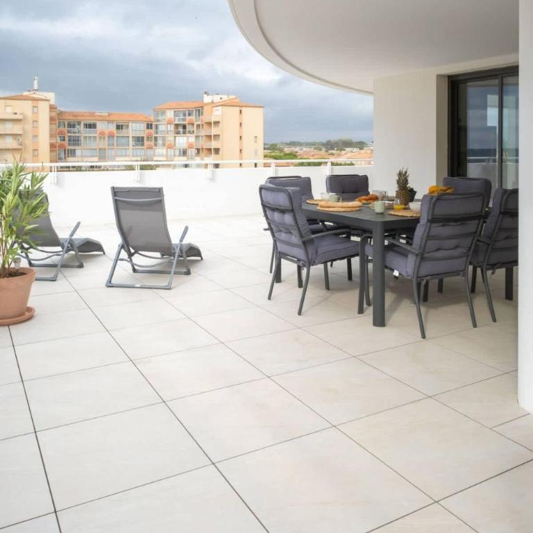 Valras-Loc Archipel Panarea Horizon Bleu - Deluxe One-Bedroom Apartment with Ocean View - 17