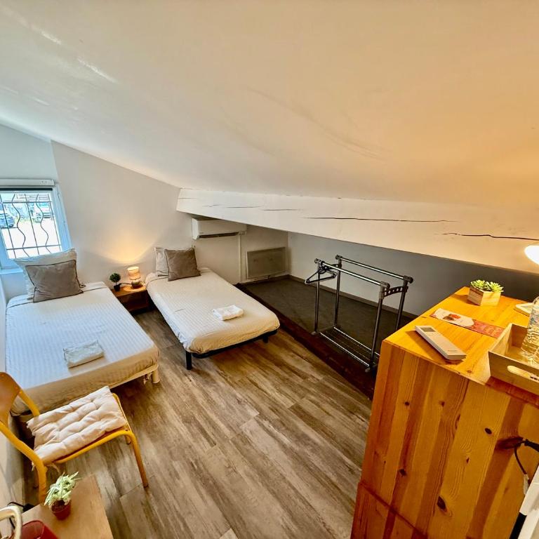 Ô'Berge & Chambres Avignon - Chambre Lits Jumeaux Deluxe - 1