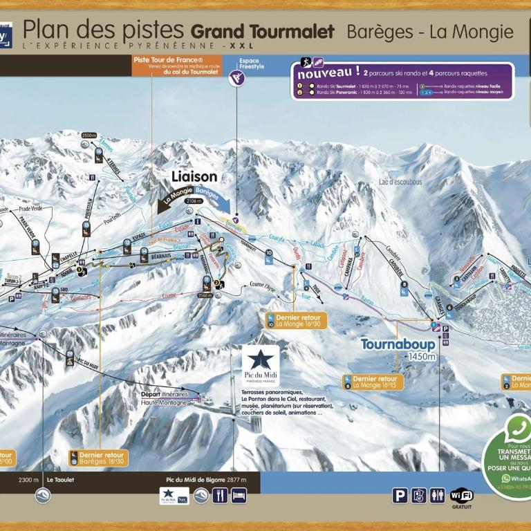 Studio 4 pers, balcon sud, parking, face pistes - Studio - 15