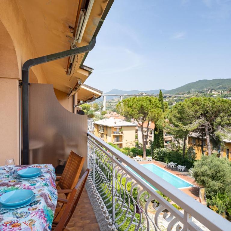 GuestHost - Bordighera Terrace APT with Parking & Shared Pool - Appartamento con 1 Camera da Letto e Terrazza - 22