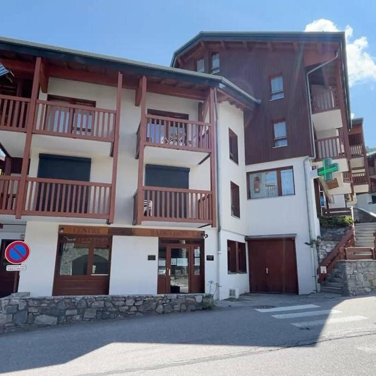 Duplex 6 pers avec balcon à Plan Peisey - 2 ch, Animaux admis - Appartement 2 Chambres - 14