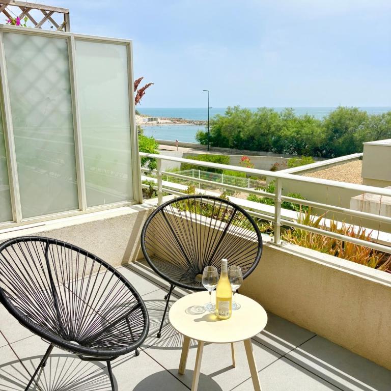 #Sète Front de mer Piscine Box privé Clim - Apartment mit 2 Schlafzimmern - 7