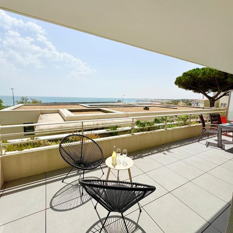 #Sète Front de mer Piscine Box privé Clim - Apartment mit 2 Schlafzimmern - 24