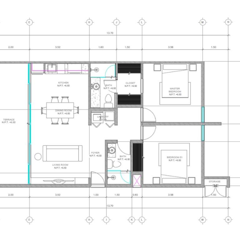 2 BR Bliss Stunning Rooftop Gym Osmosis Desk - Apartamento de 3 dormitorios - 19