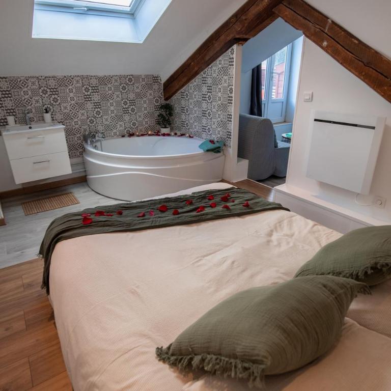 Le Nid- Balcon jolie vue - St Etienne-sud - Appartamento con 1 Camera da Letto con Vista - 16