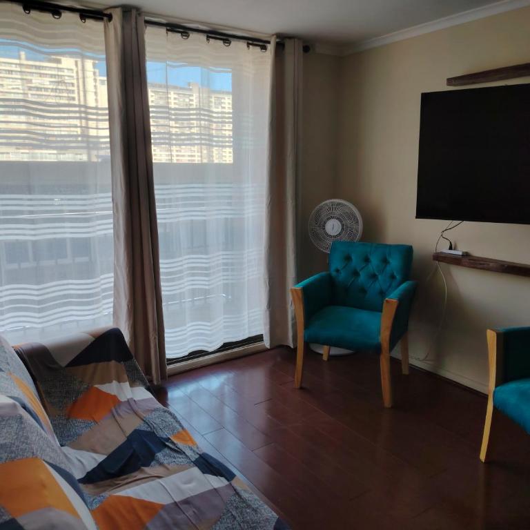 DEPTO 602 EXCELENTE UBICACION, METRO BARRIO PARIS LONDRES-CENTRO DE SANTIAGO - Apartamento de 1 dormitorio - 7