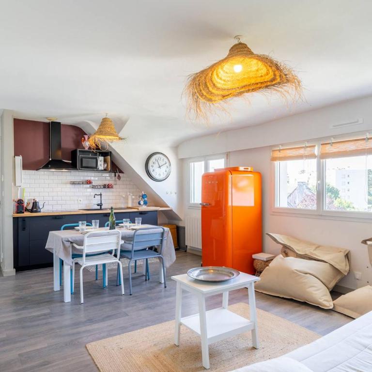 Carnac : Bel Appartement 43m², 2 Pièces, Wifi Inclus, Proche Plage - FR-1-477-261 - Appartement - 1