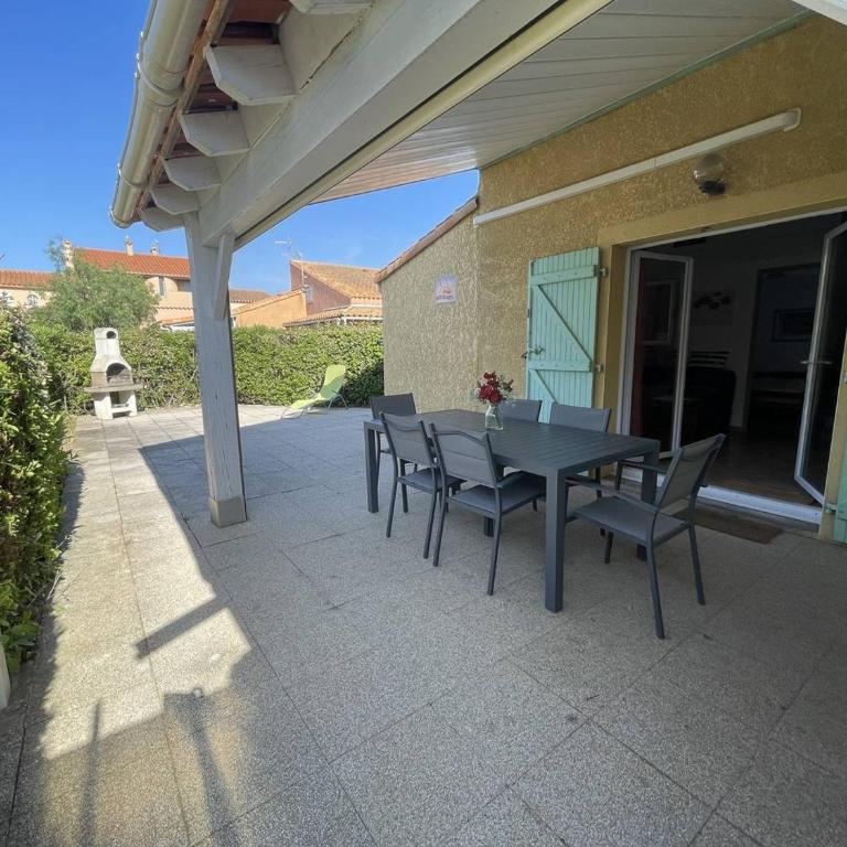 Charmante Villa 3P, Clim, Piscine, Tennis, à 200m Plage, Saint-Cyprien - FR-1-106-58 - Villa - 3