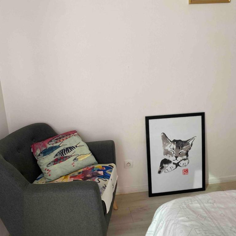 Bordeaux Grand appartement 2 terrasses calme parc ombrage parking prive - One-Bedroom Apartment - 2