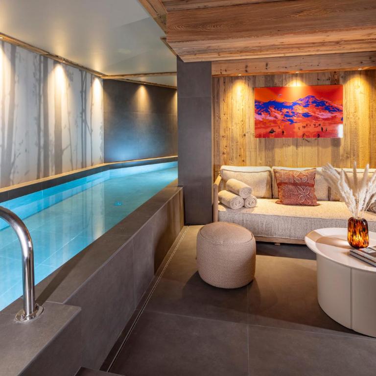 Chalet privé de Luxe IGLOO avec Piscine Sauna et Cheminée, 4 chambres, 220m2 by HOTEL MONTBLANC - Chalet - 1