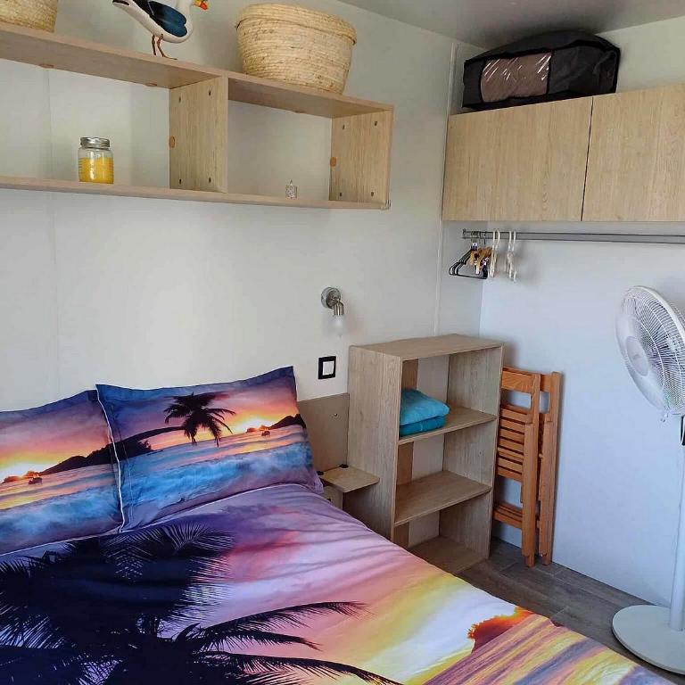 Mobil-home climatisé - Terrasse et portillon - proche océan - Casa Móvil - 17
