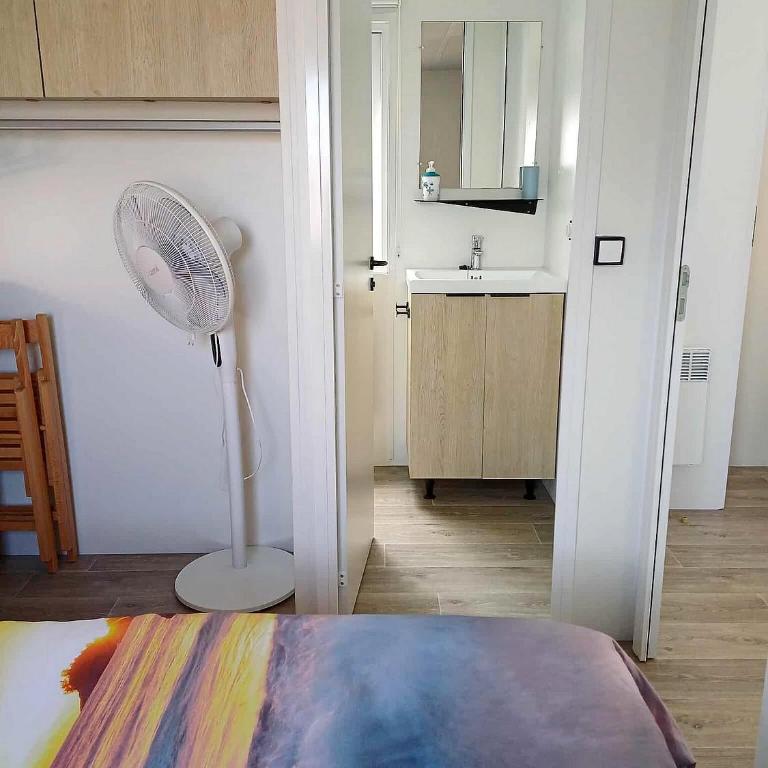 Mobil-home climatisé - Terrasse et portillon - proche océan - Casa Móvil - 21