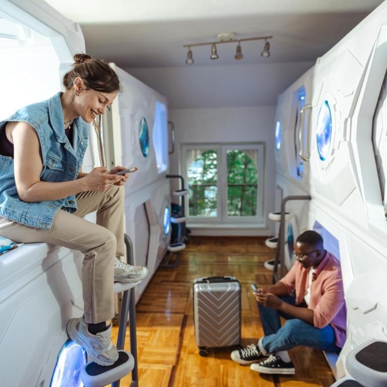 Belgrade Beocean Capsule Hostel - Single Bed in Dormitory Room - 17
