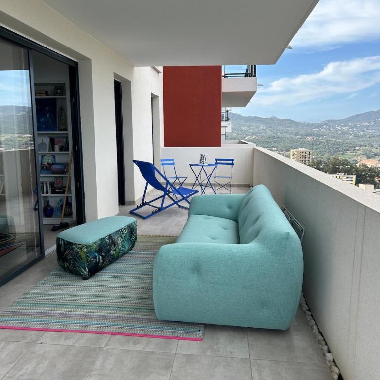 Beautiful Appartment Les terrasses de Torretta room sea view Ajaccio - Appartement 2 Chambres - 7