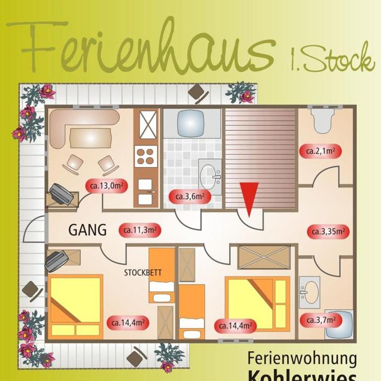Ferienhof Kohler - Apartment mit 2 Schlafzimmern - 8
