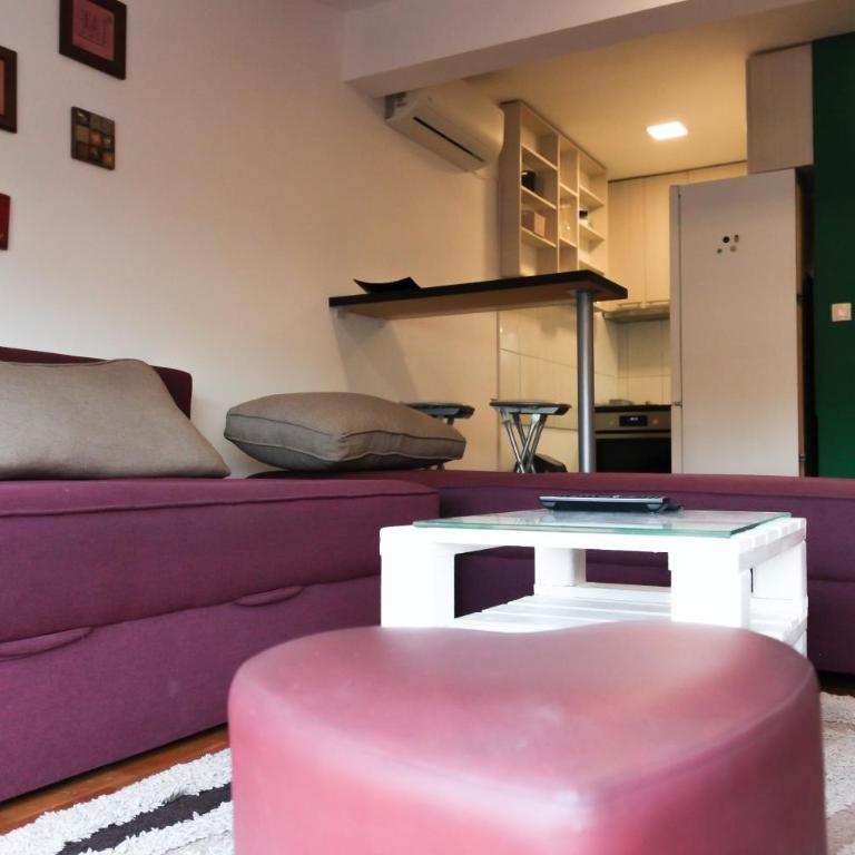 Purple and Green - One-Bedroom Apartment - 4
