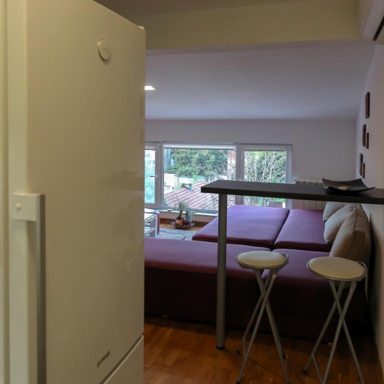 Purple and Green - One-Bedroom Apartment - 5