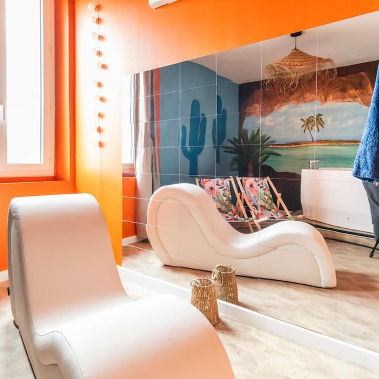 La Caliente Love Room avec Balneo Privative - Appartement 1 Chambre - 5