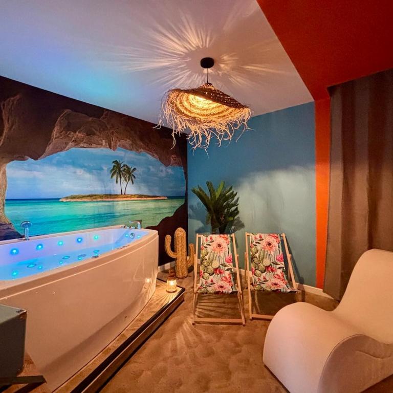 La Caliente Love Room avec Balneo Privative - Appartement 1 Chambre - 2