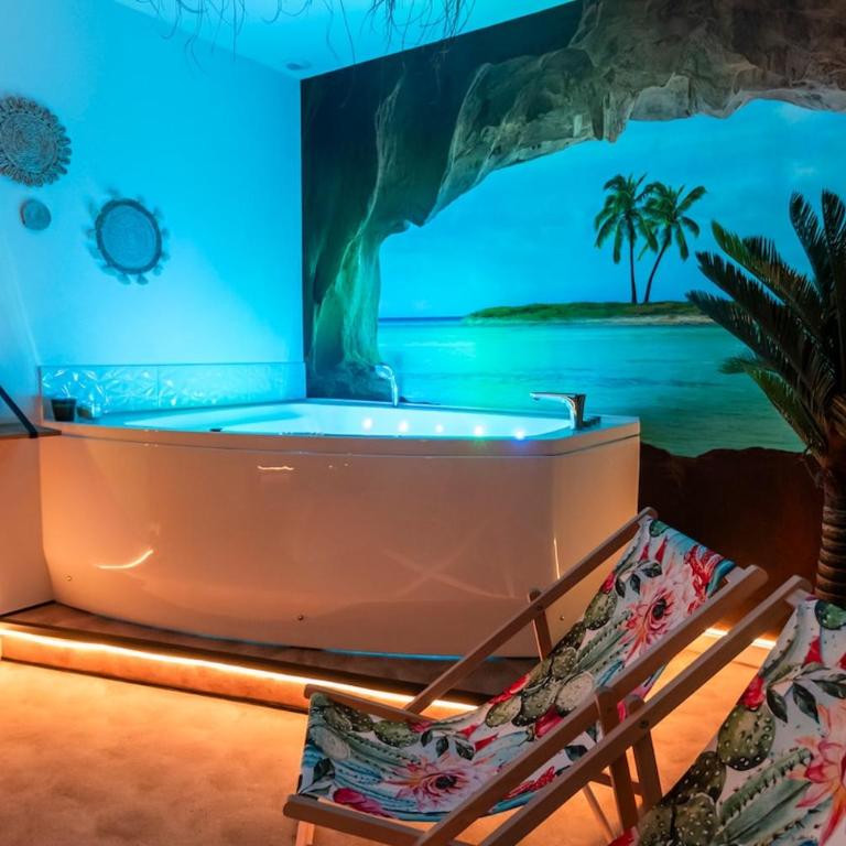 La Caliente Love Room avec Balneo Privative - Appartement 1 Chambre - 71