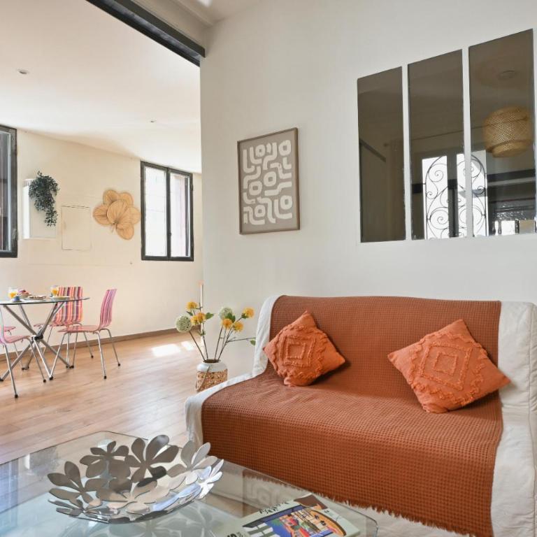 T2 cosy avec clim cour Charme & fraîcheur à Nîmes - Appartement - Rez-de-Chaussée - 9