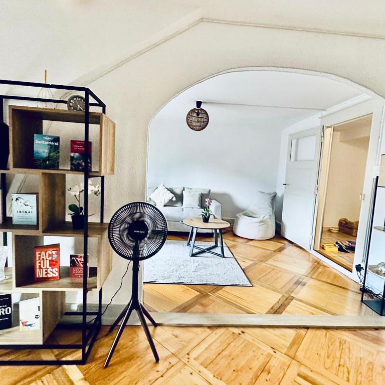 Historic House Aigle - Lake & Alps - Garden & BBQ - Apartment mit 2 Schlafzimmern und Bergblick - 14