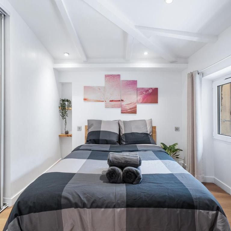 Nice Renting - 6B FRANCE - Massena beach design AC quiet center wifi - Appartement 2 Chambres - 9
