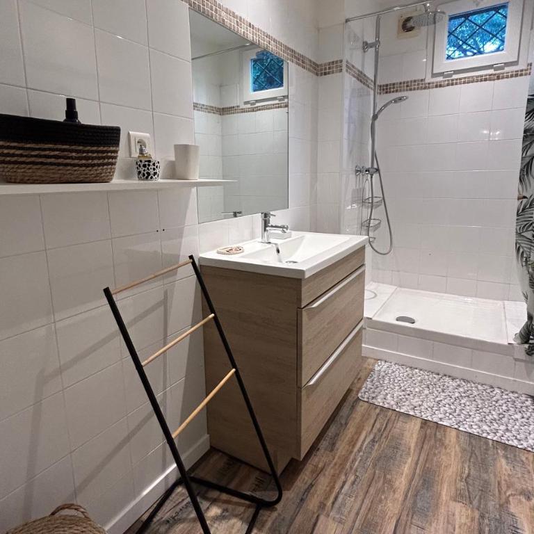 Oasis de verdure en centre-ville - jacuzzi privé - One-Bedroom Apartment - 21