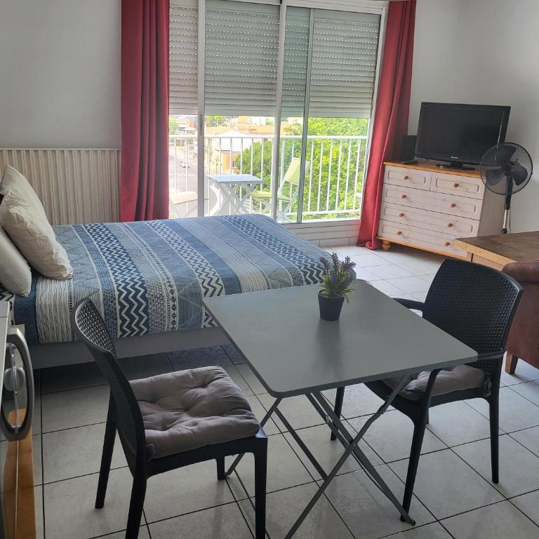 Residence d'Anjou - Grand studio avec clim, balcon et parking privatif - Appartement avec Balcon - 2