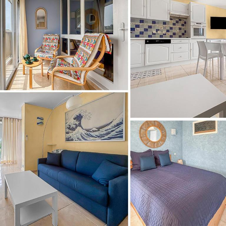 T2, Calme & lumineux, au bout du jardin, la plage! - Apartment mit 1 Schlafzimmer - 2