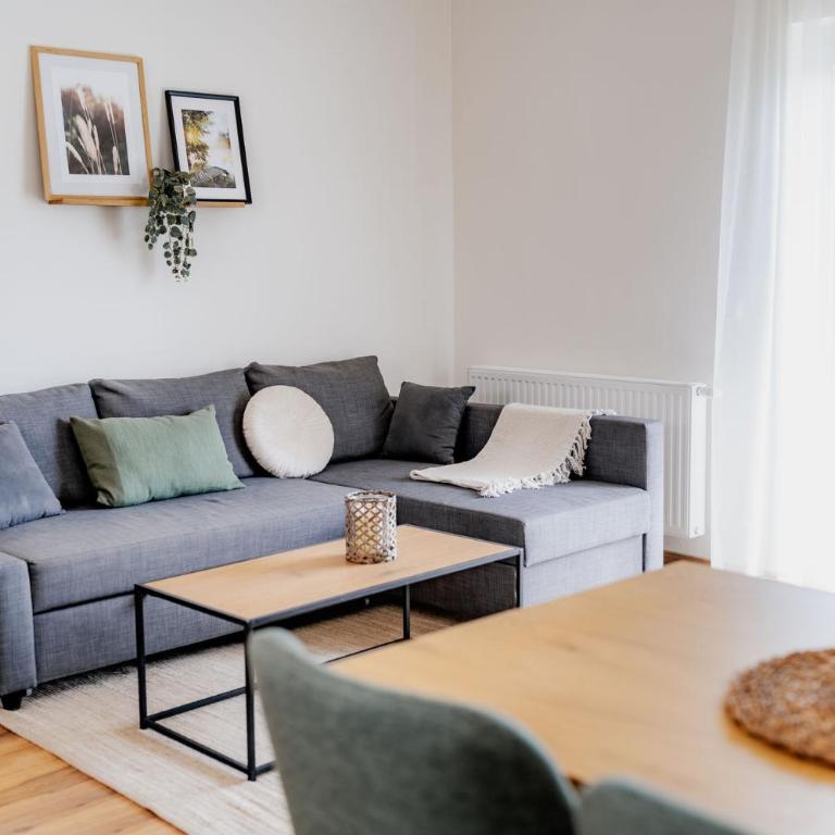 SEENZeit Apartments - Apartment mit 1 Schlafzimmer, Balkon und Aussicht auf das Wasser - 9