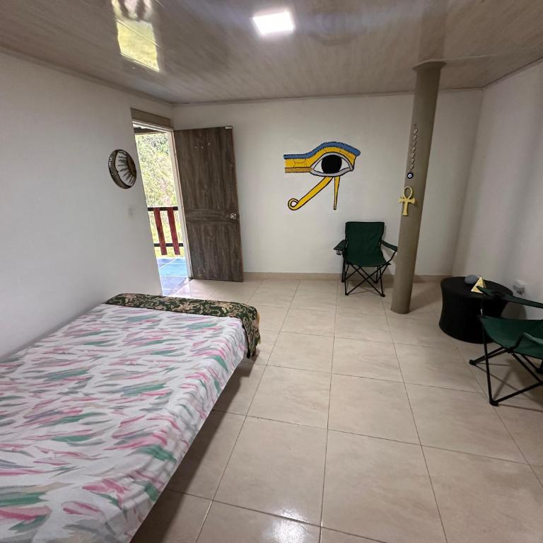 La Casa De Los Sueños Colombia Hostel Campestre de Bienestar meditación naturaleza - Double Room with Terrace - 2