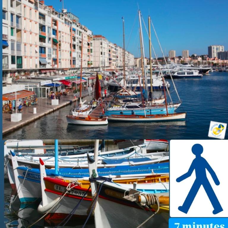 T2 cocooning Toulon center-4 people - Apartment mit 1 Schlafzimmer - 3