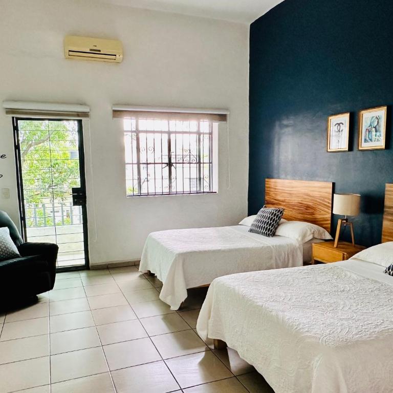 Espacio Libertad Colonia Americana - Double Room with Private Bathroom - 1