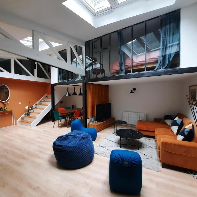 Loft 4-5 personnes à Montmartre - parking privé sur réservation - Loft - 2