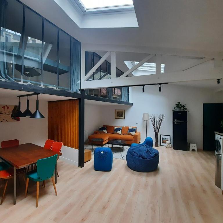 Loft 4-5 personnes à Montmartre - parking privé sur réservation - Loft - 23