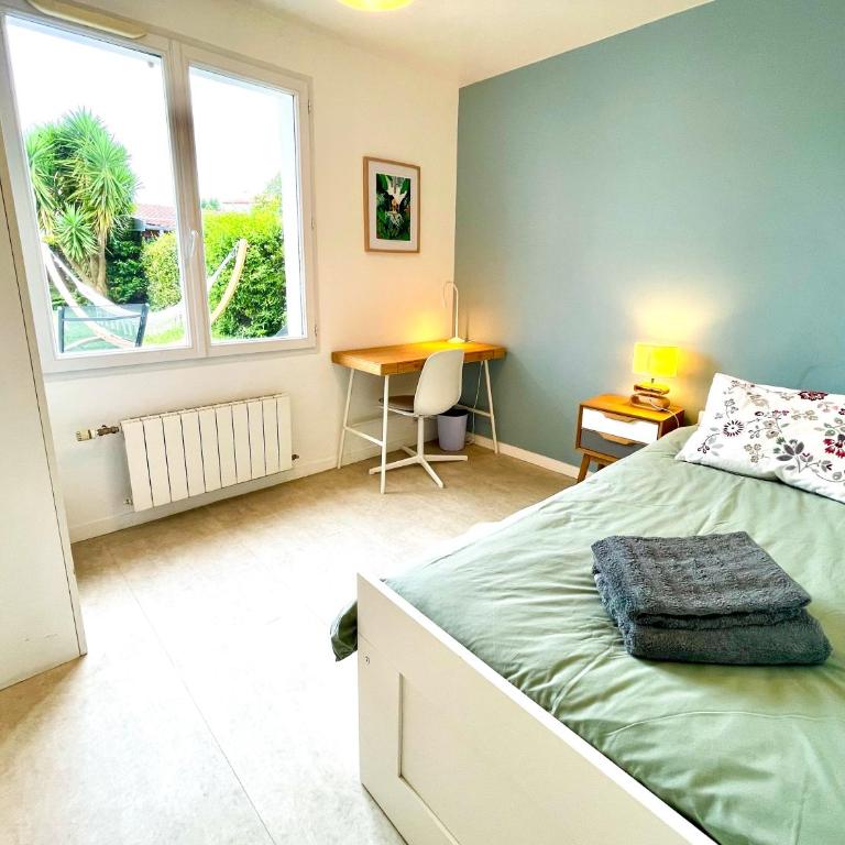 Chambre d'hôtes à Biarritz - Chambre Simple - Vue sur Jardin - 2