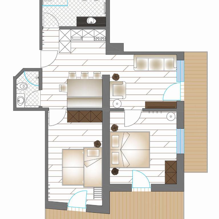 Gasleidhof - Apartamento de 2 dormitorios (4 adultos) - 11