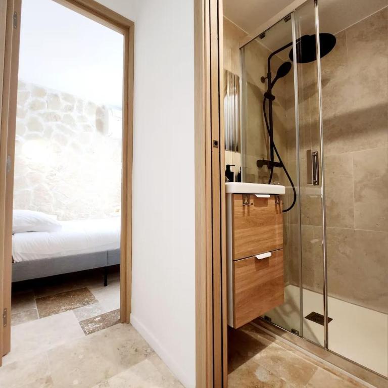 Le Borello Bleu - Joli T2 dans le Vieil Antibes - Apartment mit 1 Schlafzimmer - 13