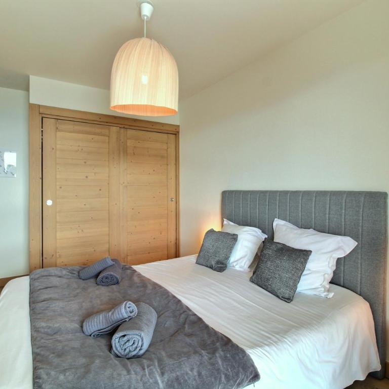 ARC 1600, Résidence Premium LE RIDGE, Appartement 07 personnes Duplex Vue Montagne - Ski aux pieds - Sauna, Hammam, Piscine intérieure chauffée, Salle de sport & fitness - Apartment mit 2 Schlafzimmern und Bergblick - 22