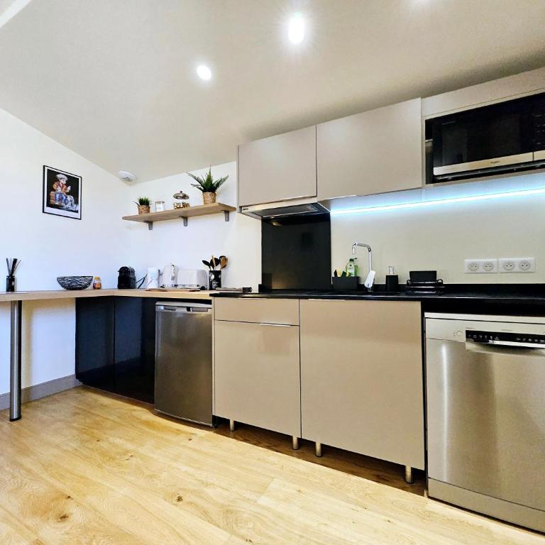 L'Aubernon Authentique - Deux pas de la Plage - One-Bedroom Apartment - 4