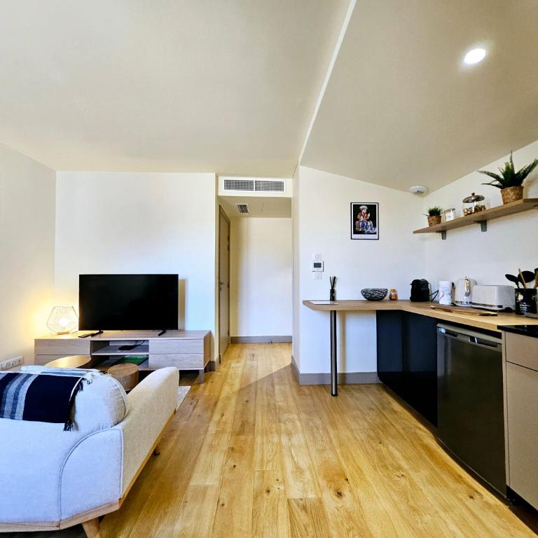 L'Aubernon Authentique - Deux pas de la Plage - One-Bedroom Apartment - 3